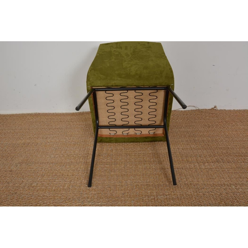 Set of 6 vintage chairs CM145 by Paulin, 1954s