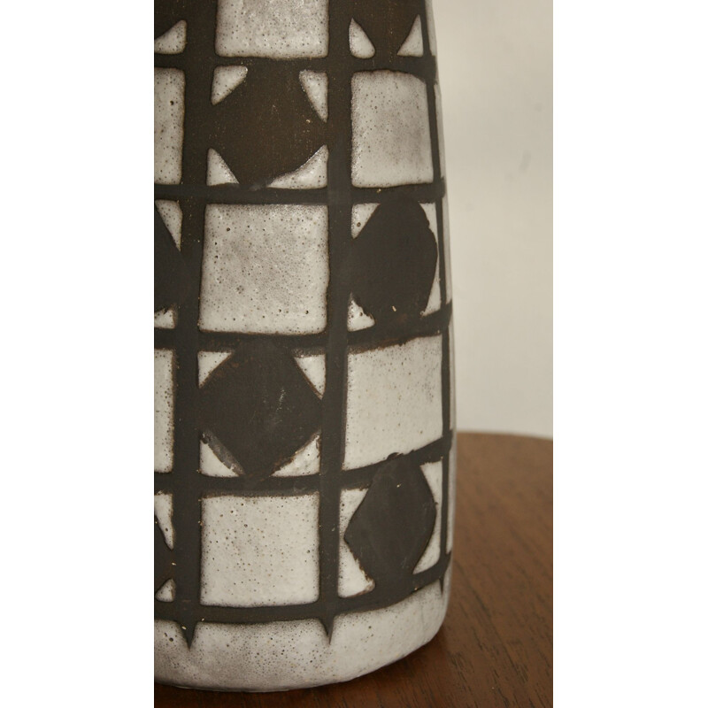 Vintage stoneware vase from Scheurich, Germany 1960