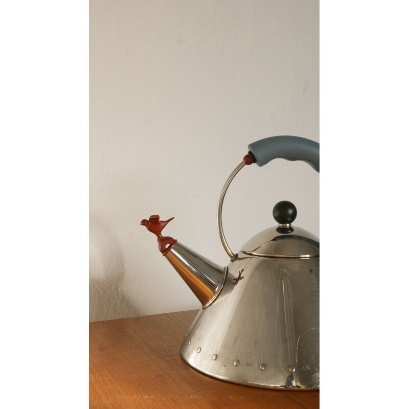 Vintage kettle 9093 by Michael Graves for Alessi, Italy 1980