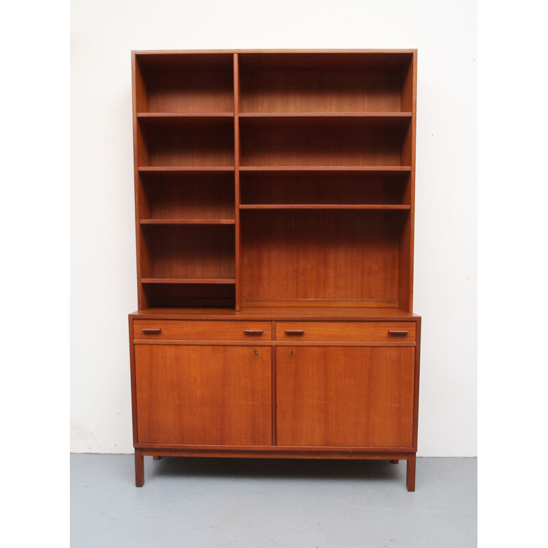 Vintage teak bookcase by Interier Praha, 1960