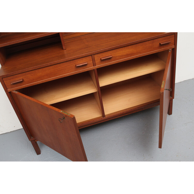 Vintage teak bookcase by Interier Praha, 1960