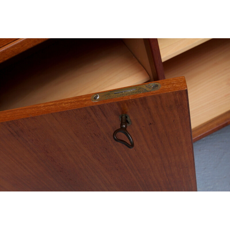 Vintage teak bookcase by Interier Praha, 1960