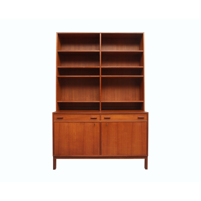 Vintage teak bookcase by Interier Praha, 1960