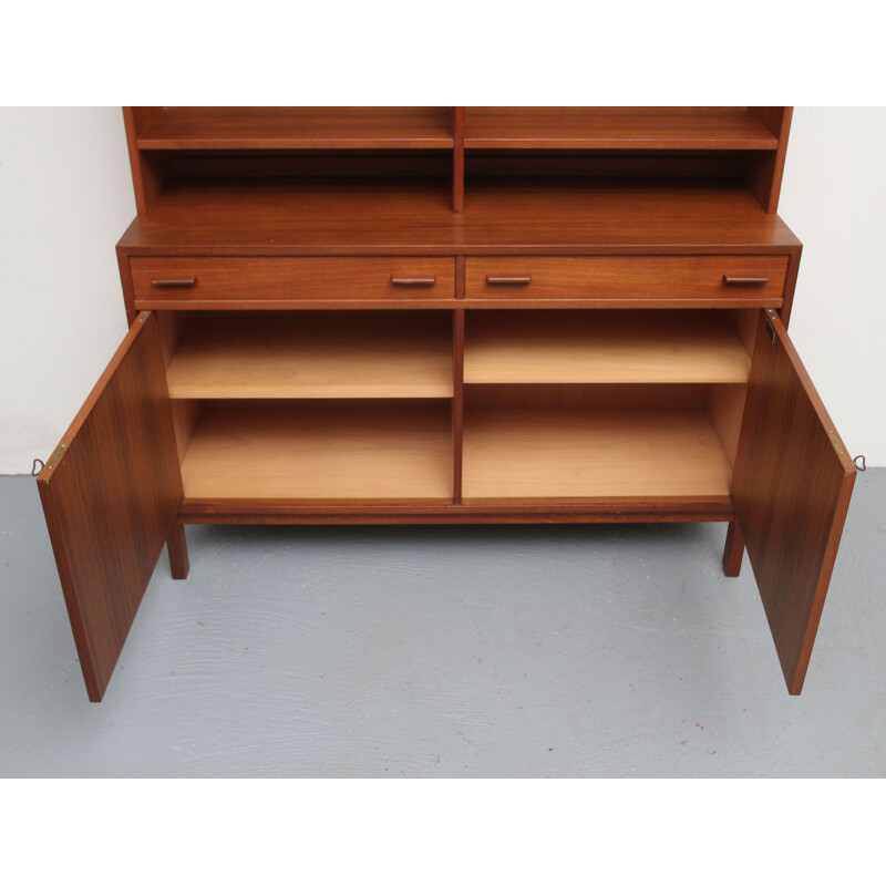 Vintage teak bookcase by Interier Praha, 1960