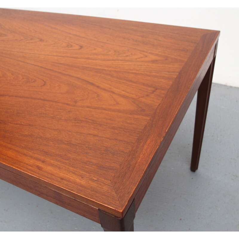 Mesa de centro vintage de teca, 1960