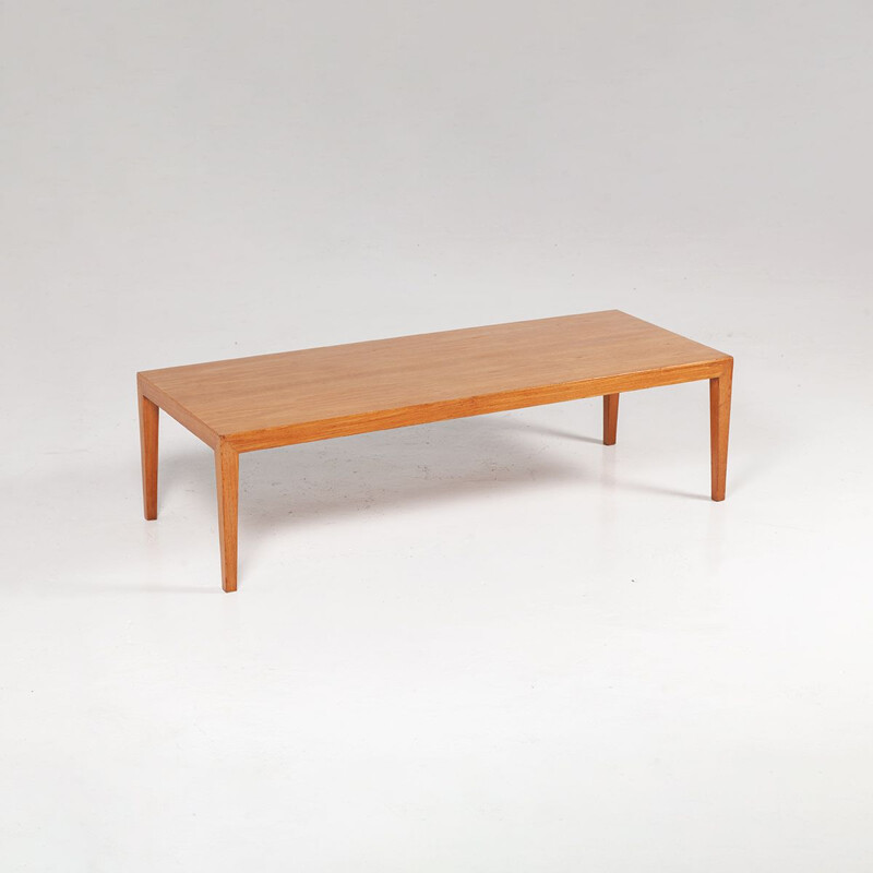 Vintage teakhouten salontafel van Severin Hansen voor Haslev Møbelsnedkeri, 1960