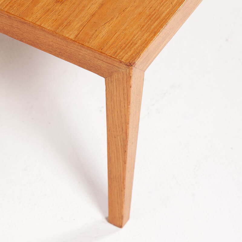 Vintage teak coffee table by Severin Hansen for Haslev Møbelsnedkeri, 1960