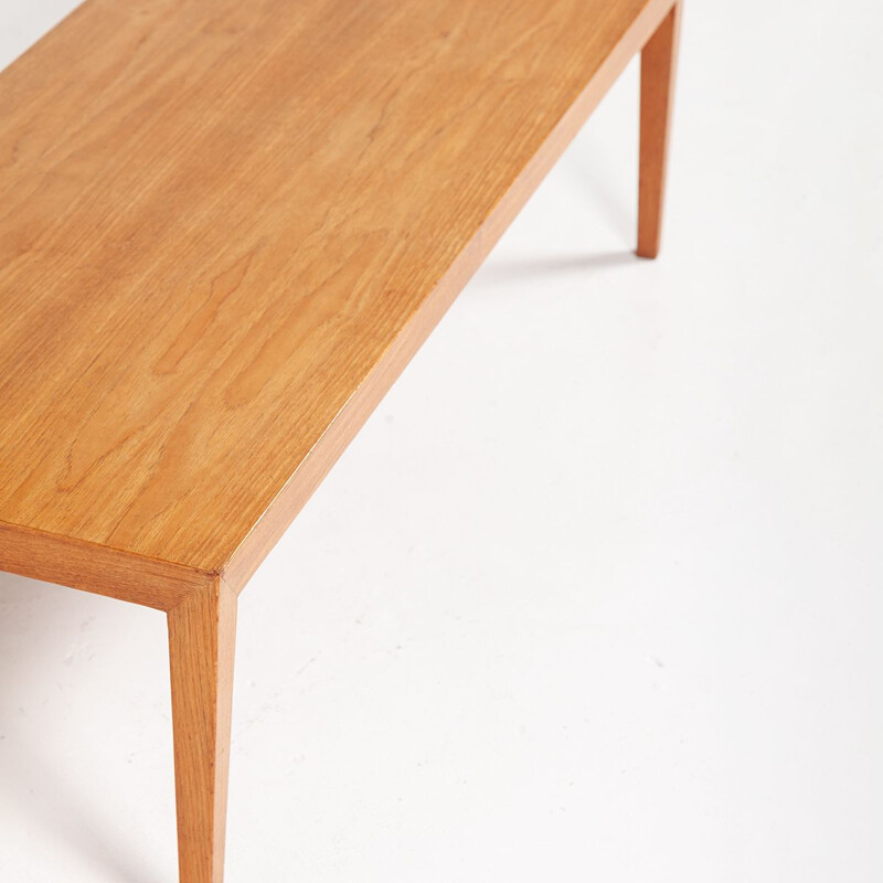 Vintage Couchtisch aus Teakholz von Severin Hansen für Haslev Møbelsnedkeri, 1960