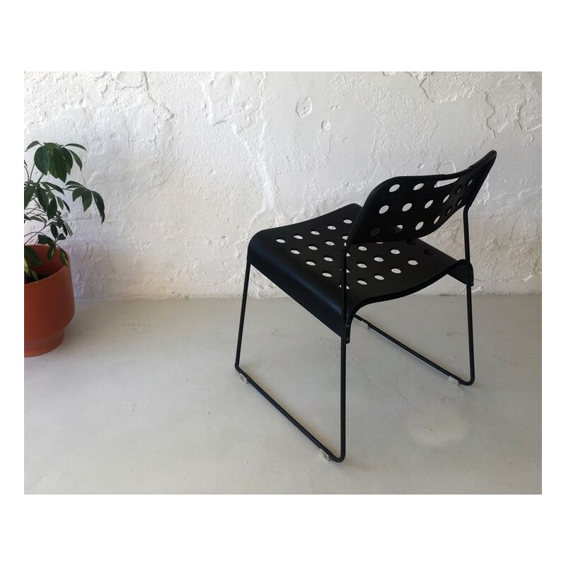 Vintage Omstack chair by Rodney Kinsman for Bieffeplast, 1970s