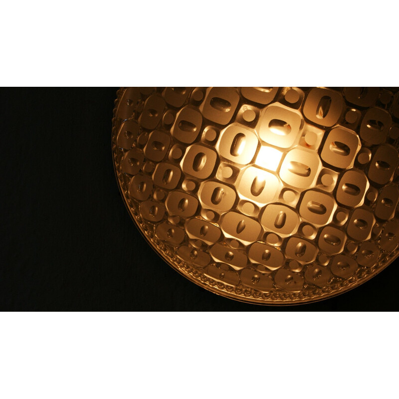 Vintage round wall lamp by RZB Leuchten, Germany 1960s