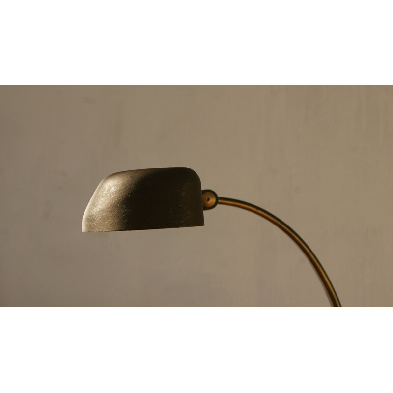 Lampe de table vintage en laiton par Hillebrand pour Hillebrand Lighting, Allemagne 1960