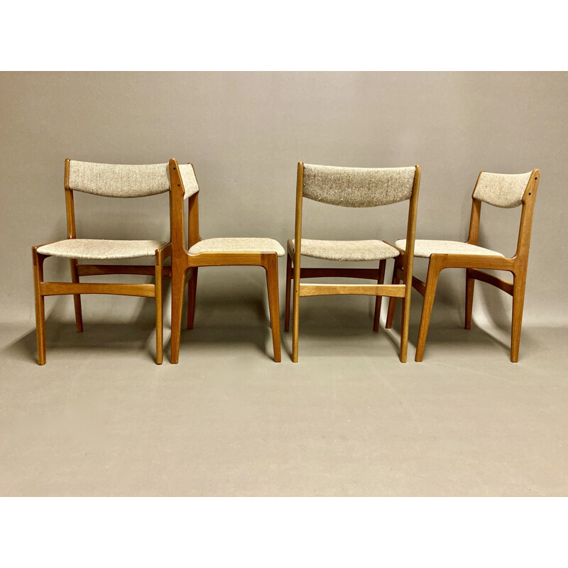 Scandinavian vintage teak dining set, 1950s