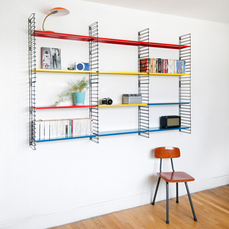 Large shelf system modular Tomado in metal, Adriaan DEKKER - 2000s