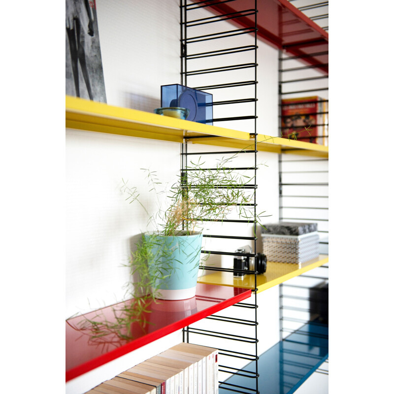 Large shelf system modular Tomado in metal, Adriaan DEKKER - 2000s