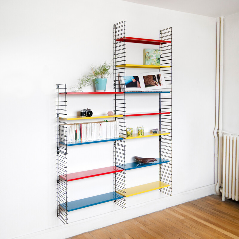 Large shelf system modular Tomado in metal, Adriaan DEKKER - 2000s