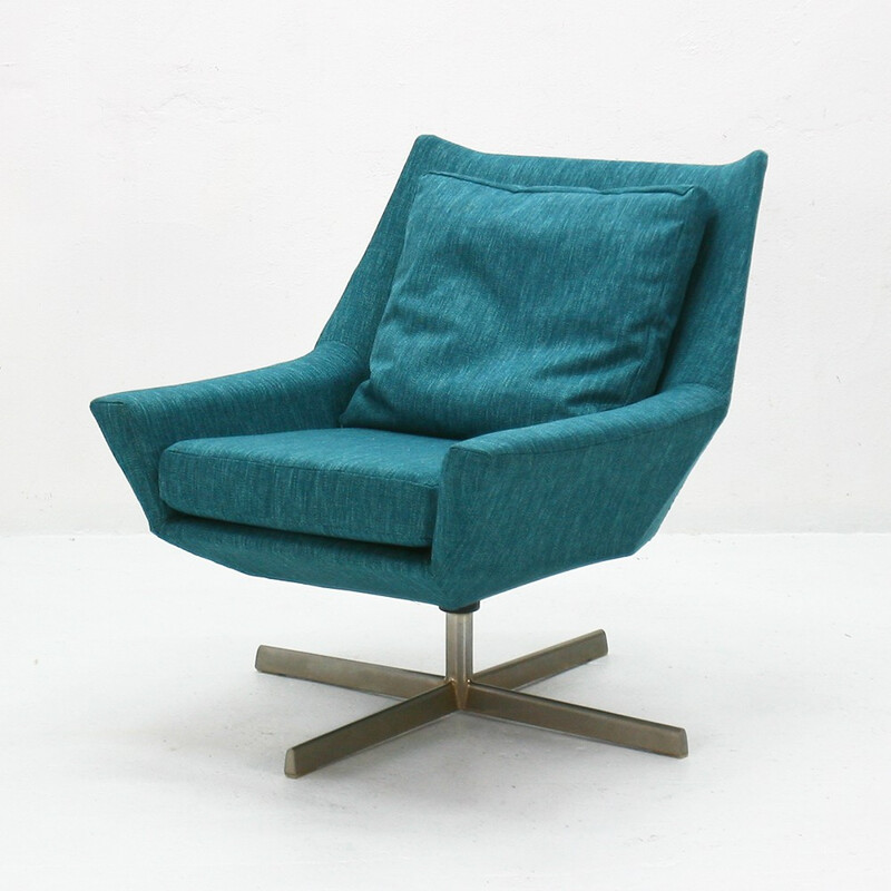 Reupholstered lounge chair, Bert LIEBER - 1961