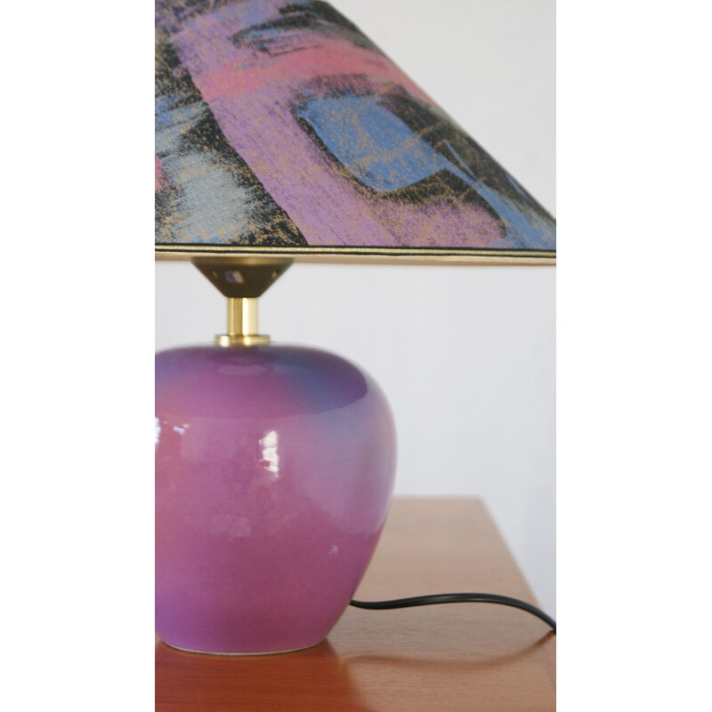 Lampe de table vintage en céramique de Pan Leuchten, 1960