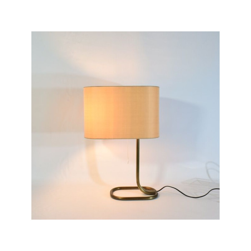 Vintage brass lamp by Swiss Lamps International, 1960