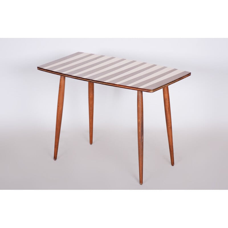 Mid century beechwood and formica table, 1950s