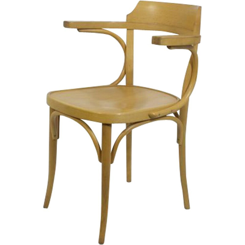 Cadeira de escritório Vintage bentwood, 1970