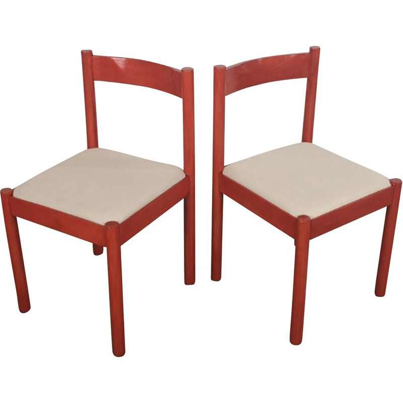 Paar Vintage-Stühle von Jadran Tmn Zagreb