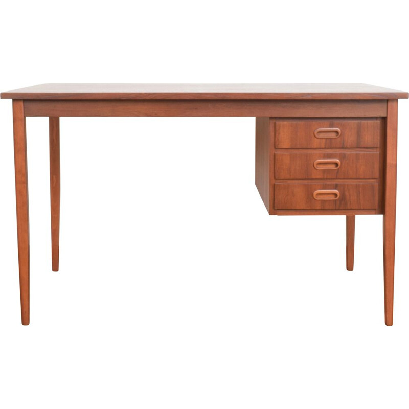 Mid-century Danish teak desk, 1960s