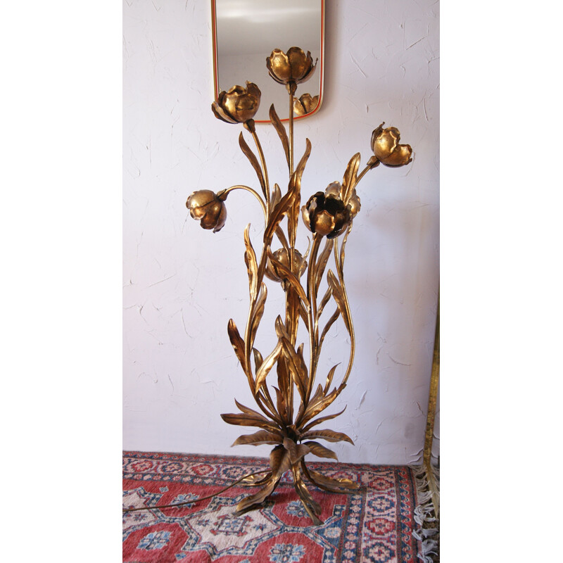 Vintage Blumen-Stehlampe, 1970