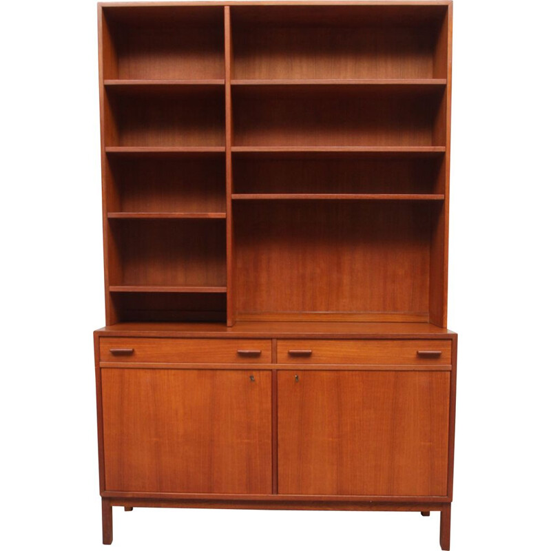 Vintage teak bookcase by Interier Praha, 1960