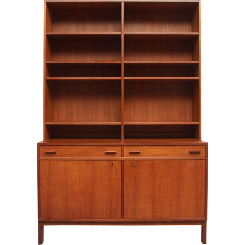 Vintage teak bookcase by Interier Praha, 1960