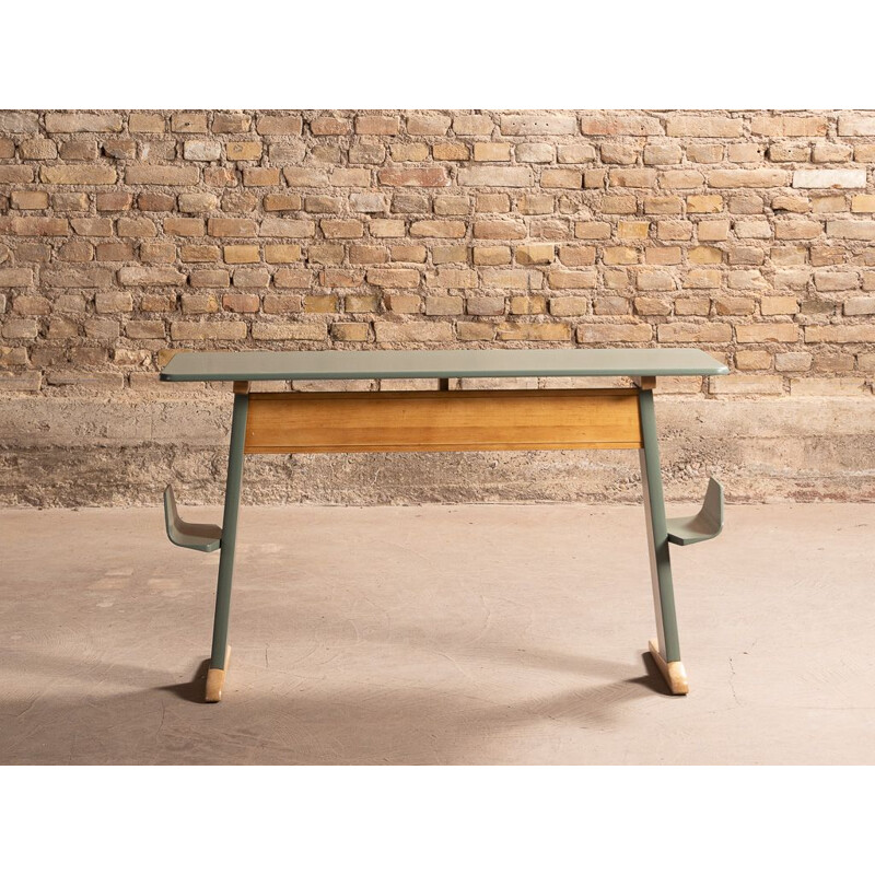 Vintage Casala school desk in solid beechwood, 1960