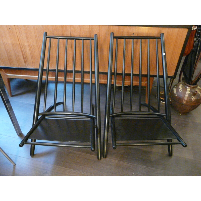 Paire de fauteuils "Congo", Alf SVENSSON - années 50