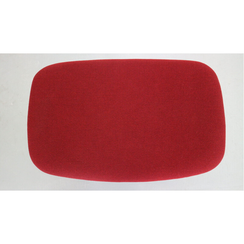 Vintage red armchair and ottoman by Pierre Paulin, Netherlands 1959s