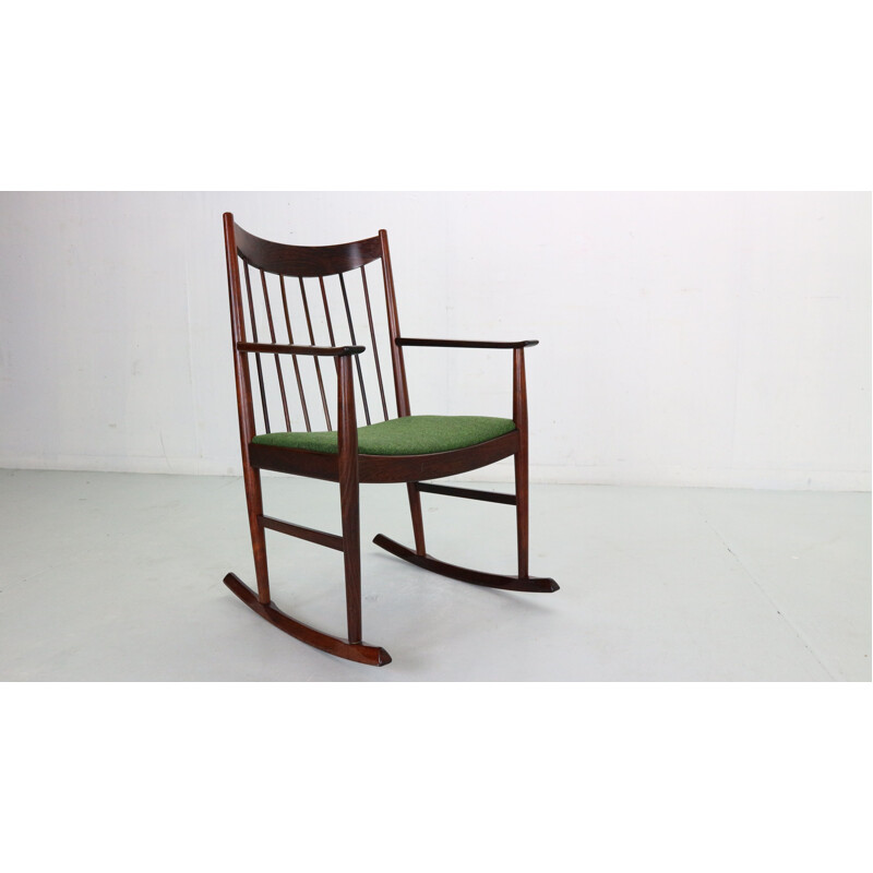 Vintage schommelstoel van Arne Vodder voor Sibast, Denemarken 1960