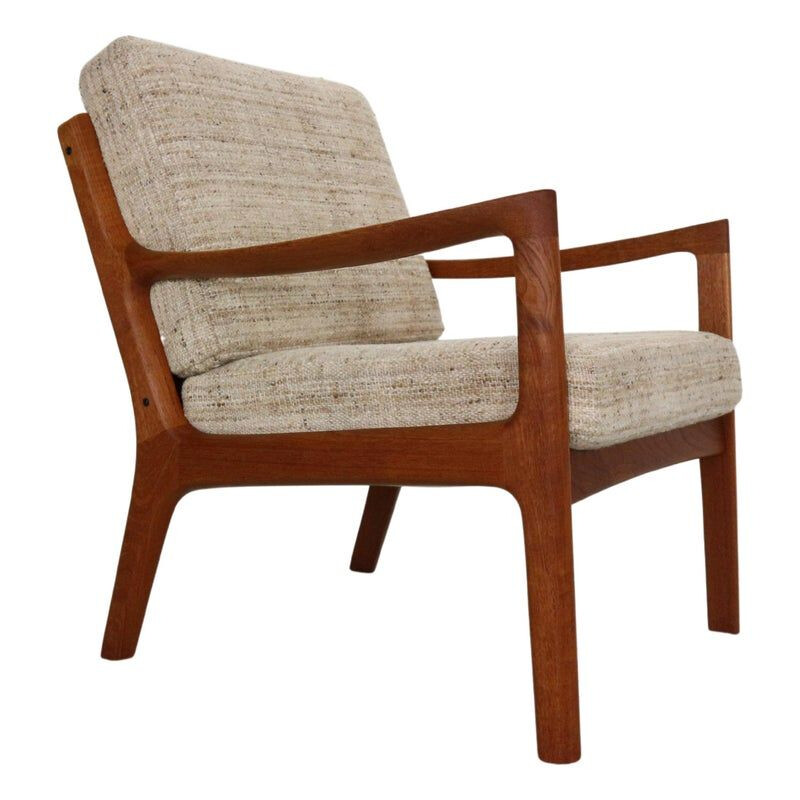 Vintage teak FD-109 lounge chair by Ole Wanscher for France & Søn, Denmark 1956s