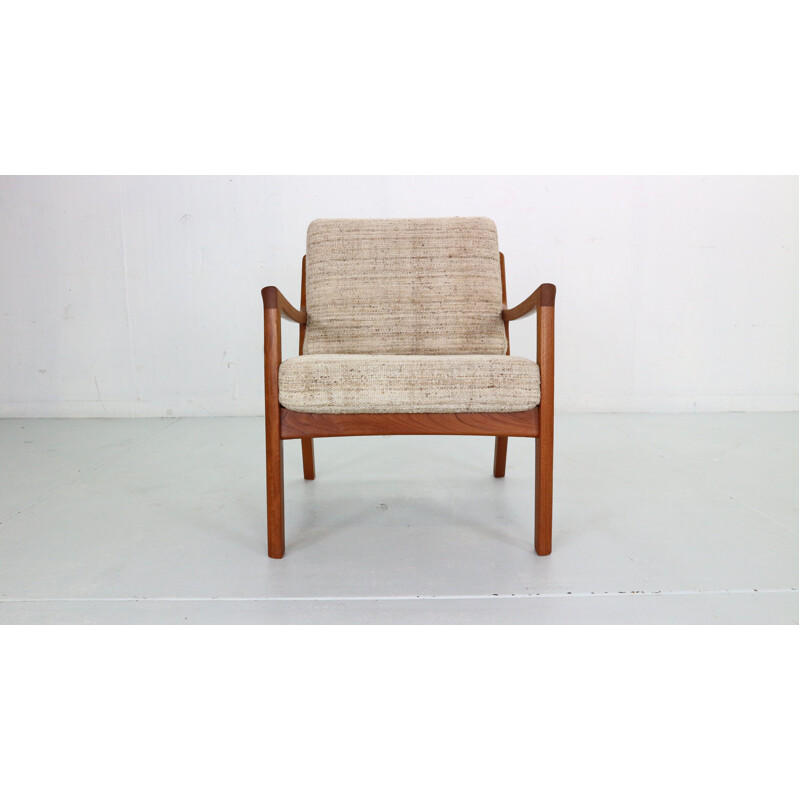 Vintage teak FD-109 lounge chair by Ole Wanscher for France & Søn, Denmark 1956s