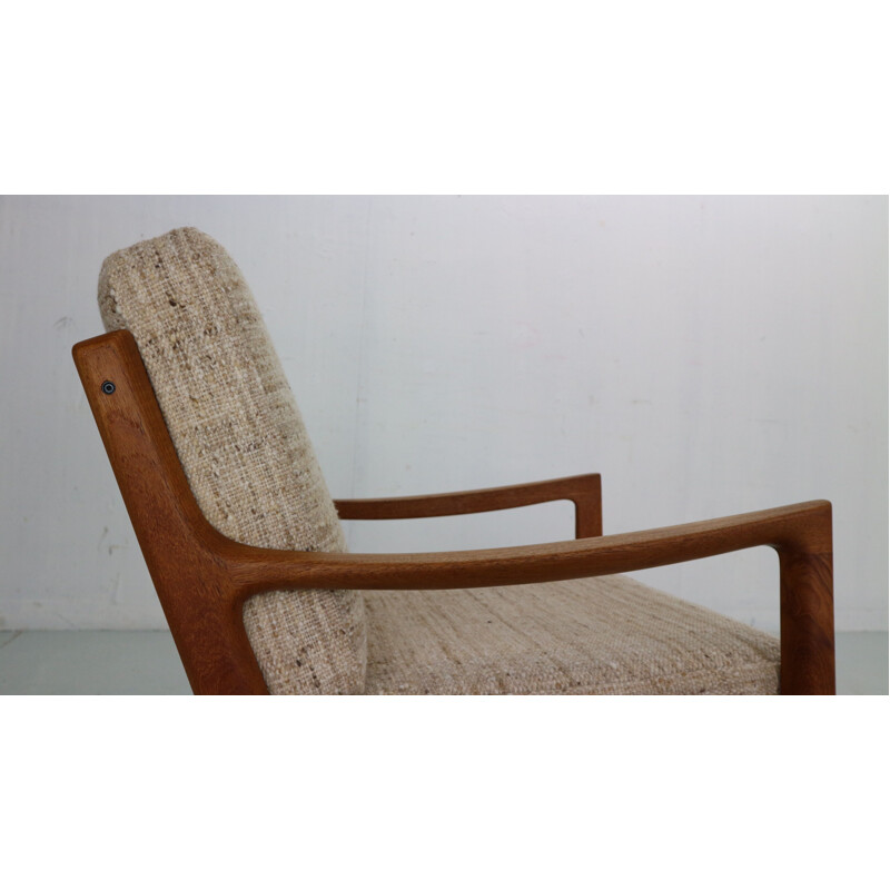 Vintage teak FD-109 lounge chair by Ole Wanscher for France & Søn, Denmark 1956s