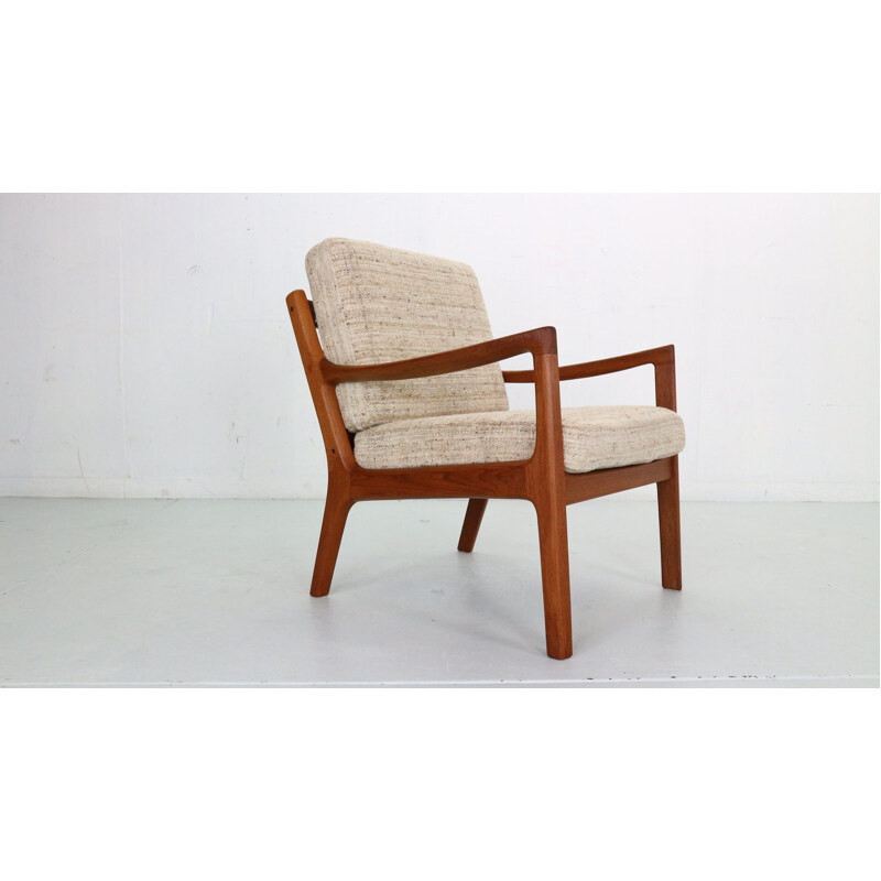 Vintage teak FD-109 lounge chair by Ole Wanscher for France & Søn, Denmark 1956s 