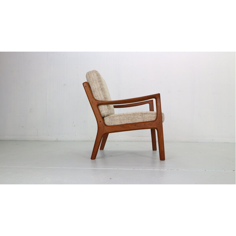 Vintage teak FD-109 lounge chair by Ole Wanscher for France & Søn, Denmark 1956s 