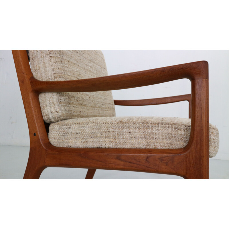 Vintage teak FD-109 lounge chair by Ole Wanscher for France & Søn, Denmark 1956s 