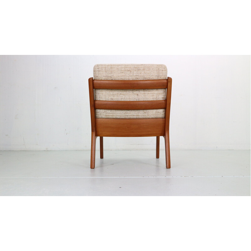 Pair of vintage teak lounge chairs by Ole Wanscher for France & Søn, Denmark 1956s