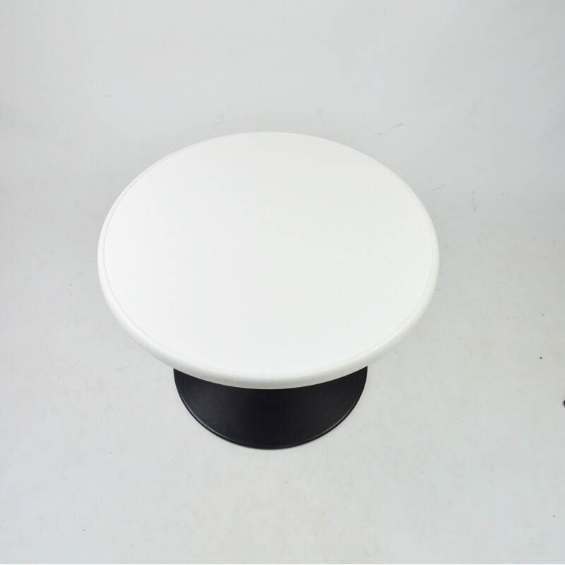Vintage coffee table with tulip base from Mecalit, Germany 1980s