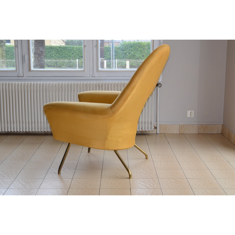 Vintage armchair, Joseph-André MOTTE - 1950s