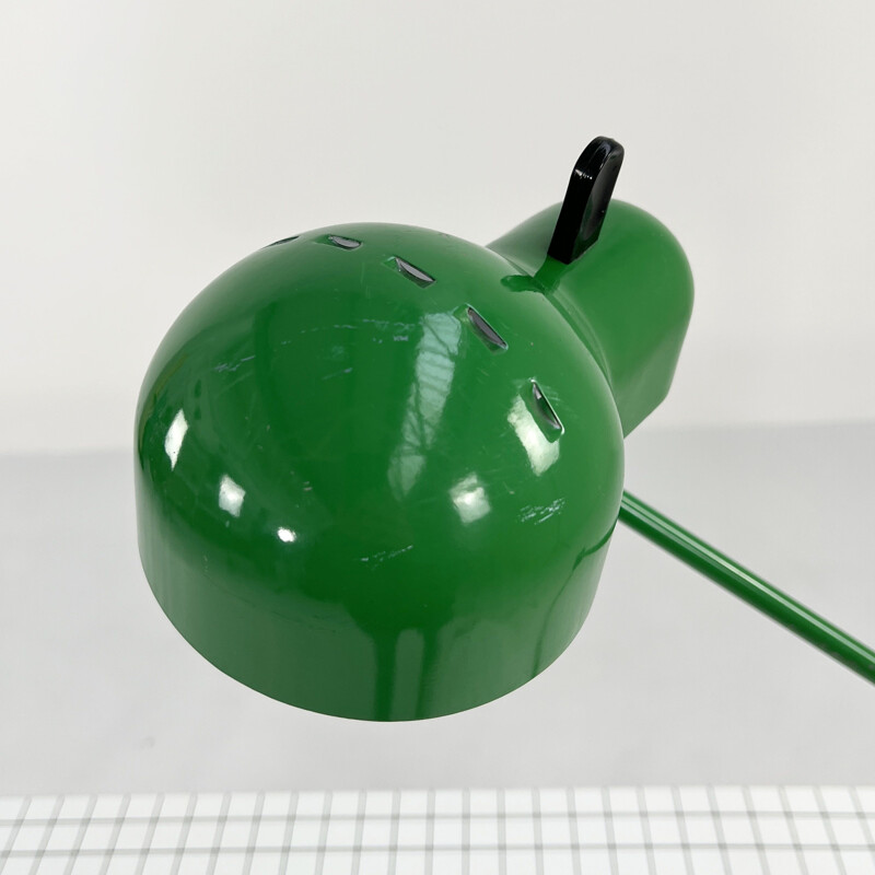 Vintage green Topo desk lamp by Joe Colombo for Stilnovo, 1970