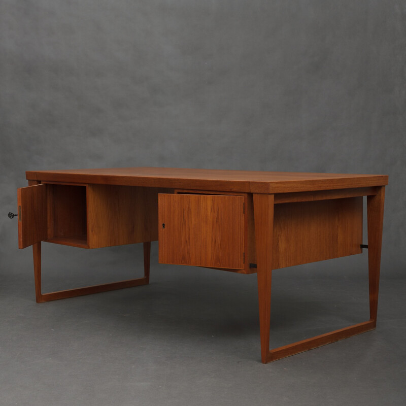 Bureau scandinave en teck, Kai KRISTIANSEN - 1960