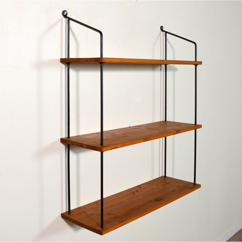 Vintage shelf in solid pine, 1970