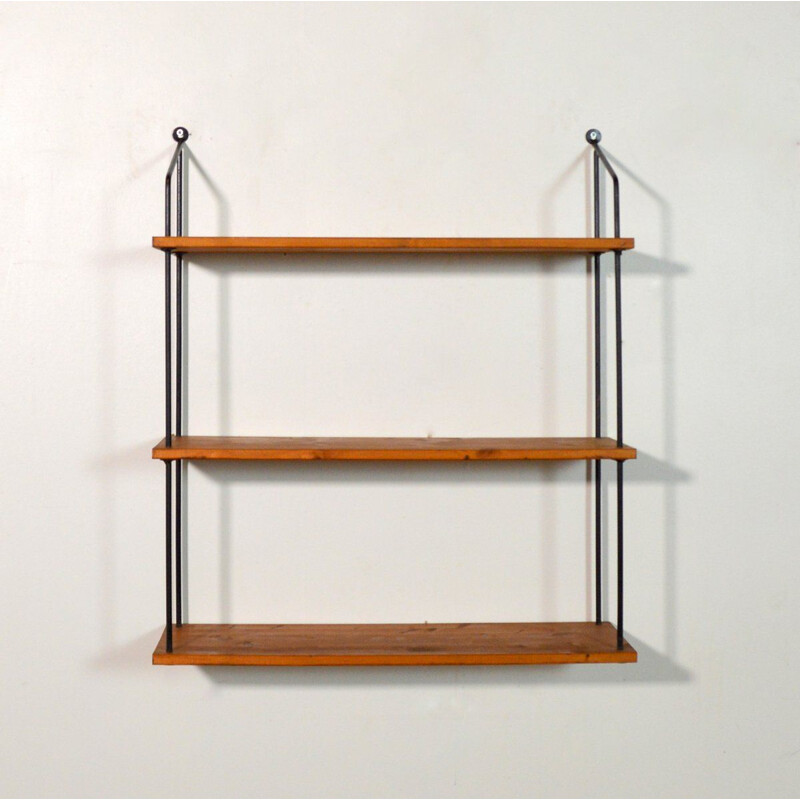 Vintage shelf in solid pine, 1970