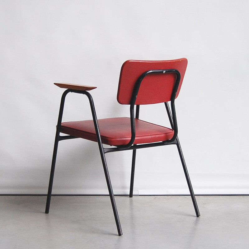 Vintage M armchair by Pierre Guariche for Meurop, 1950s