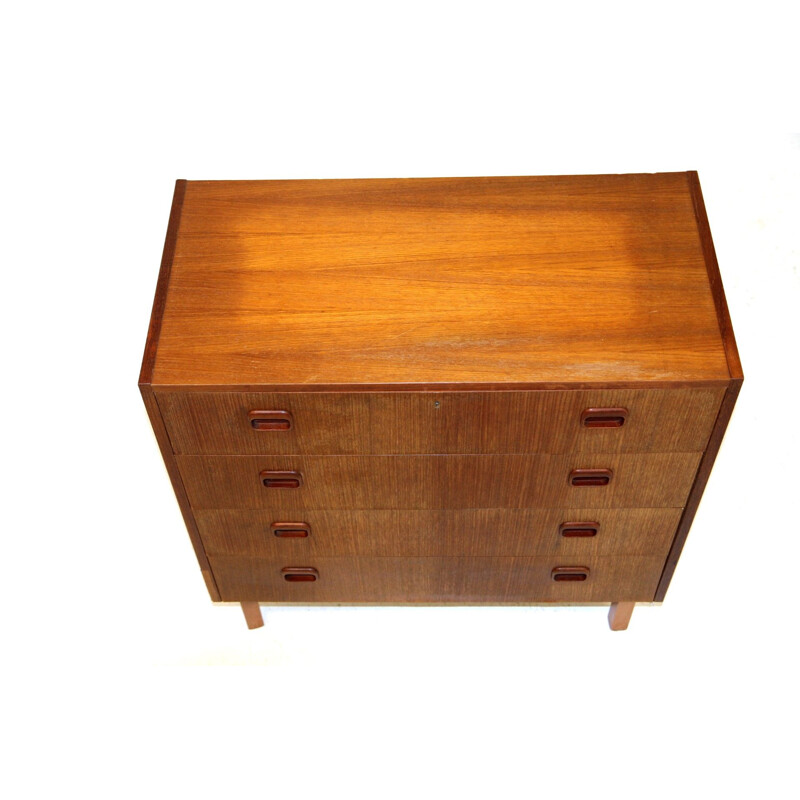 Scandinavian teak chest of drawers, Sweden 1960