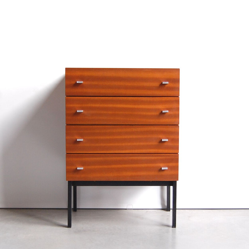 Vintage chest of drawers model 664 by Pierre Guariche for Meurop, 1960s