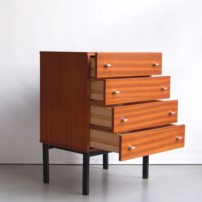 Vintage chest of drawers model 664 by Pierre Guariche for Meurop, 1960s